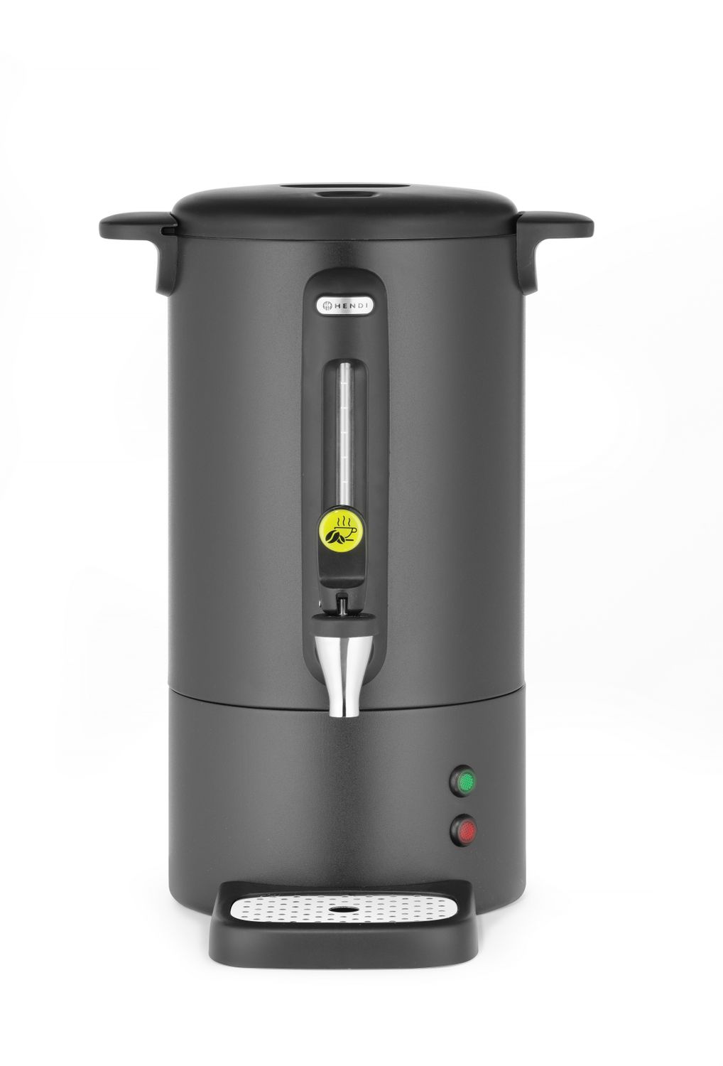 Perkolátor UNIQ, HENDI, navržený Robertem Bronwasserem, 7L, Černá, 220-240V/1050W, 307x330x(H)450mm matný černý, Kód 211472