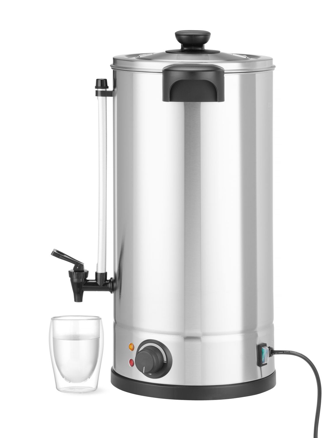 Konvice na horké nápoje s jednou stěnou, HENDI, ≈ 130 šálků za 42 minut., 20L, 220-240V/2500W, 415x382x(H)480mm 211144