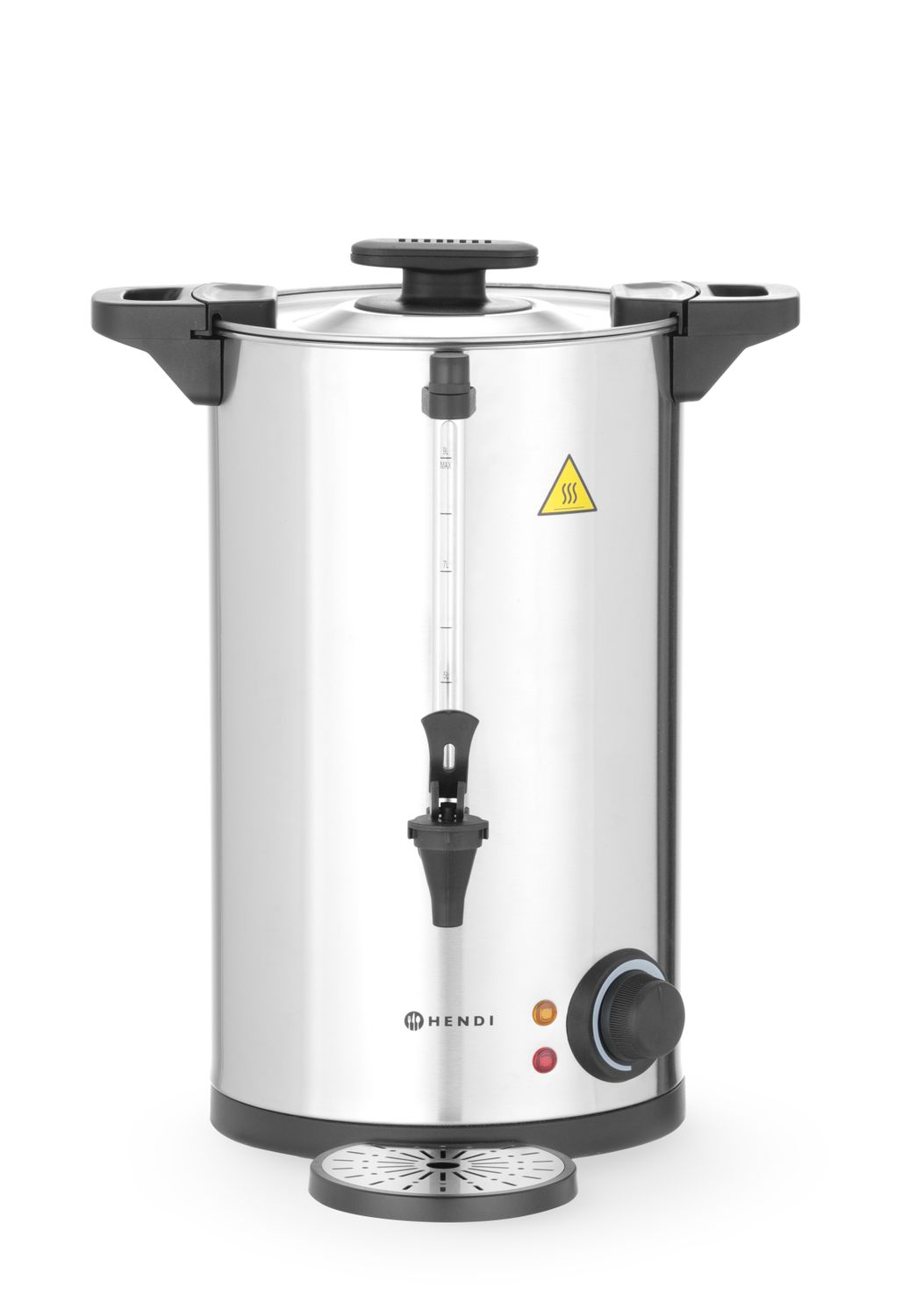 Dvojitá stěna na horké nápoje, HENDI, ≈ 60 šálků za 40 minut, 9L, 220-240V/1500W, 340x315x(H)430mm dvojitá stěna, 211168