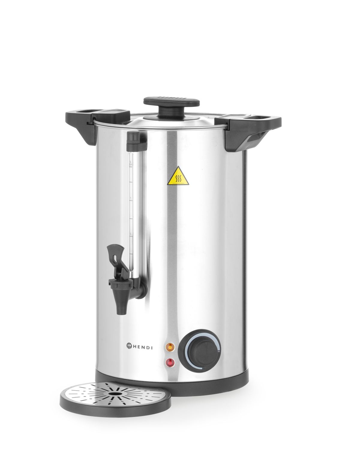 Dvojitá stěna na horké nápoje, HENDI, ≈ 60 šálků za 40 minut, 9L, 220-240V/1500W, 340x315x(H)430mm dvojitá stěna, 211168