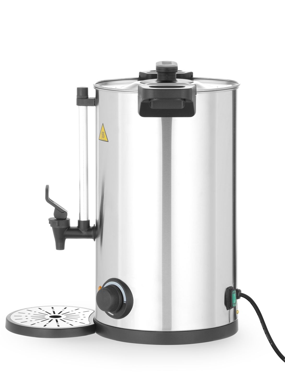 Dvojitá stěna na horké nápoje, HENDI, ≈ 60 šálků za 40 minut, 9L, 220-240V/1500W, 340x315x(H)430mm dvojitá stěna, 211168