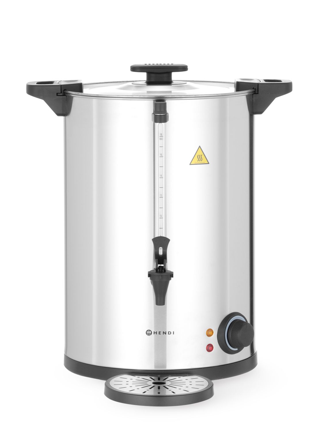 Dvojitá stěna na horké nápoje, HENDI, ≈ 120 šálků za 37 minut, 17L, 220-240V/2500W, 415x382x(H)480mm 211175
