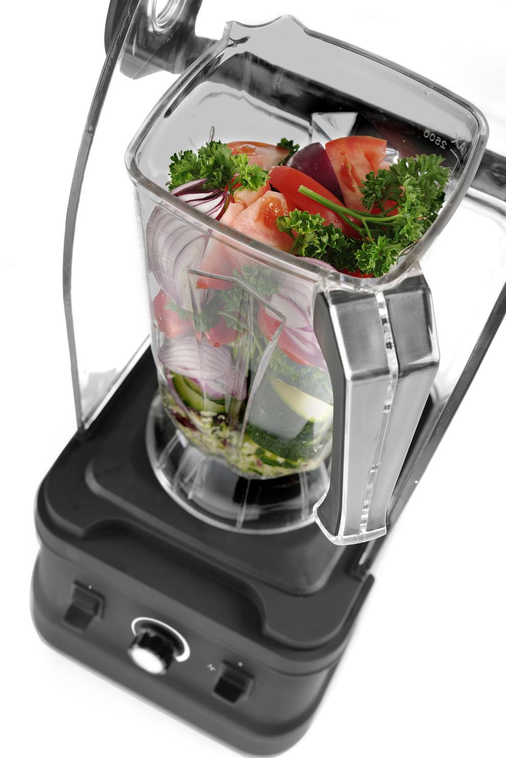 Barový mixér se zvukovým krytem, HENDI, 2,5L, Černá, 220-240V/1680W, 250x300x(H)540mm