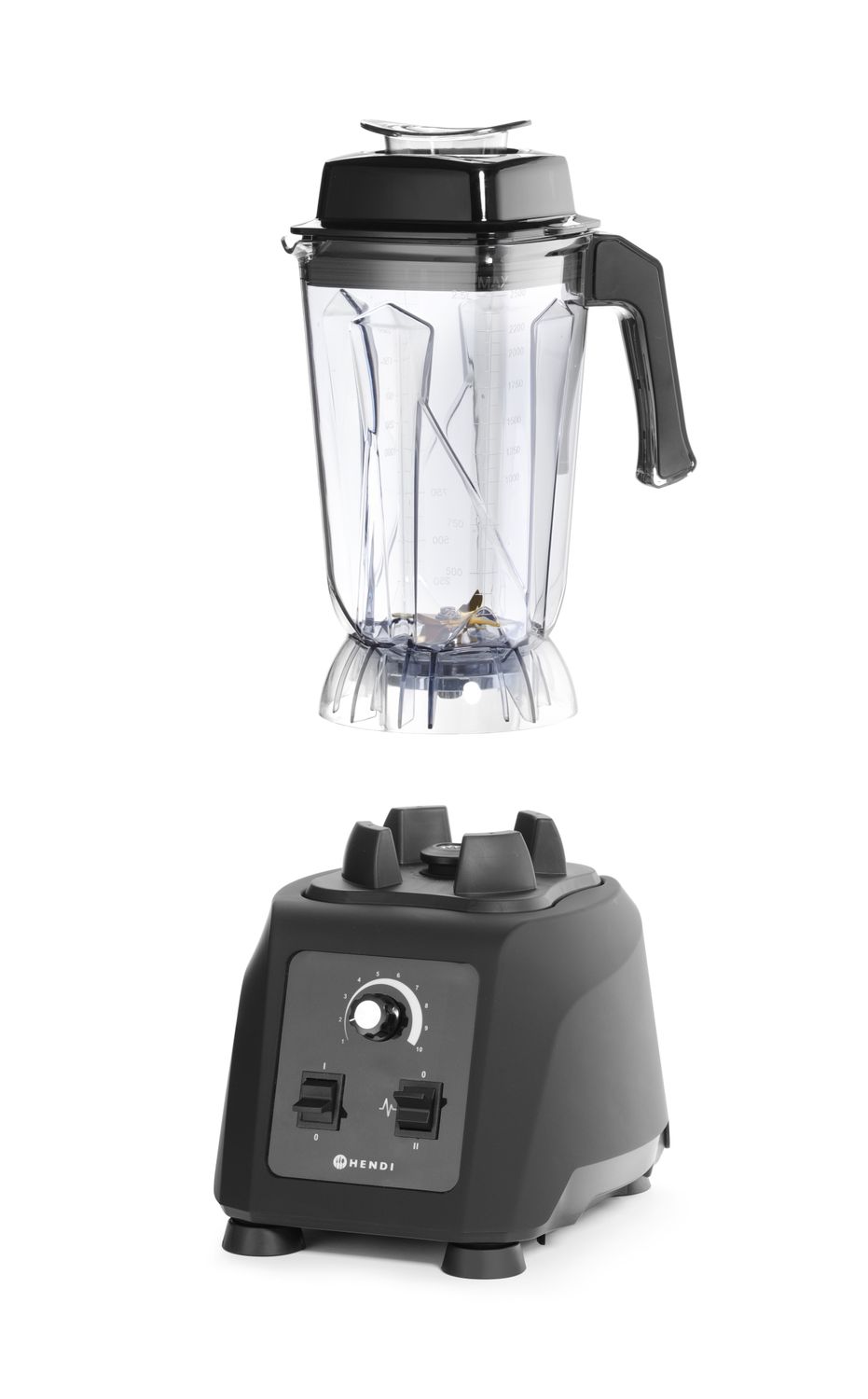 Barový mixér, HENDI, 2,5L, Černá, 220-240V/1680W, 320x250x(H)532mm