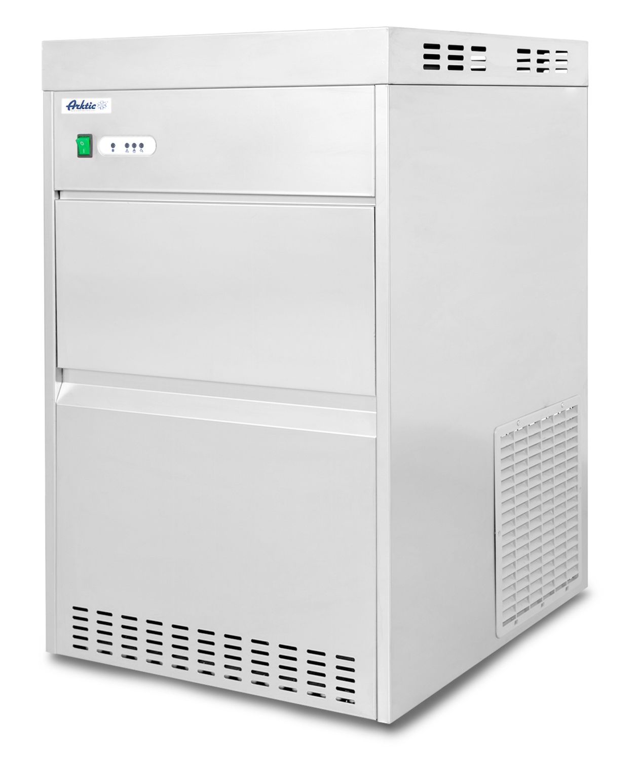 Stroj na výrobu ledových vloček, Arktic, ~ 85 kg/den, 230V/430W, 548x612x(H)820mm