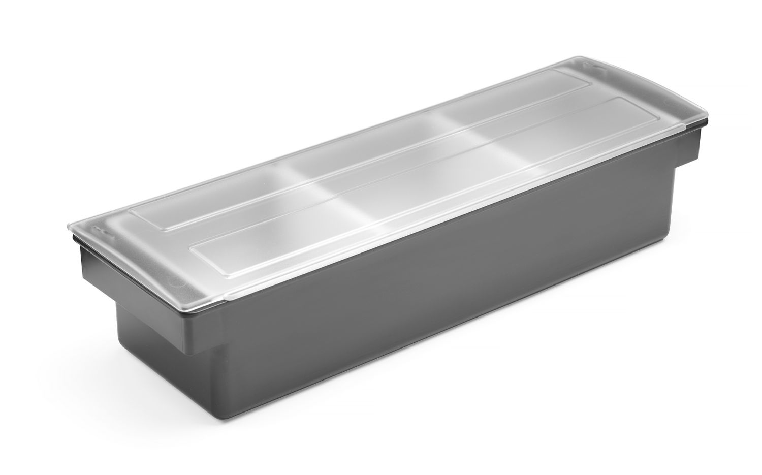 Box na přísady – 3 nádoby, BarUp, Černá, 480x150x(H)100mm