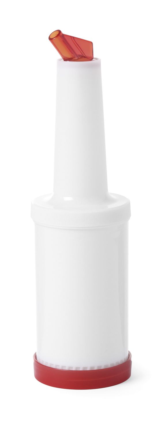 Barmanský dávkovač s vyměnitelnými koncovkami, BarUp, 0,8L, Bílá, ⌀90x(H)300mm