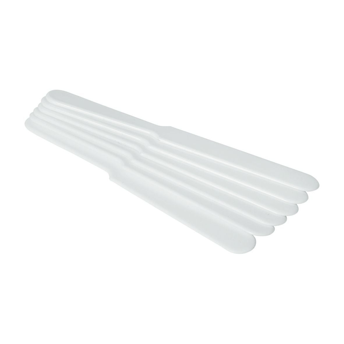 Stěrka na pivní pěnu, BarUp, Bílá, 6 ks, 235x26mm 565360