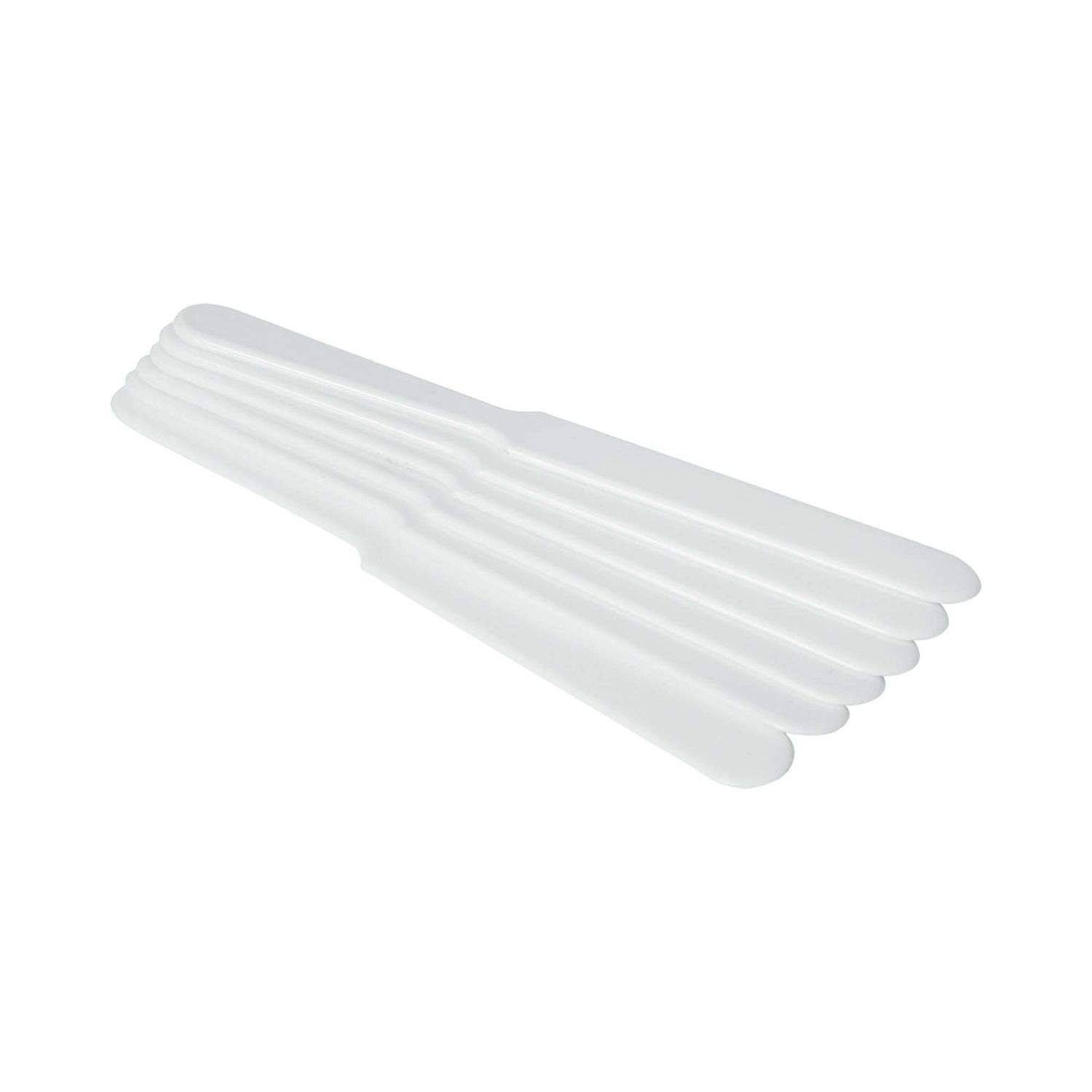 Stěrka na pivní pěnu, BarUp, Bílá, 6 ks, 235x26mm 565360