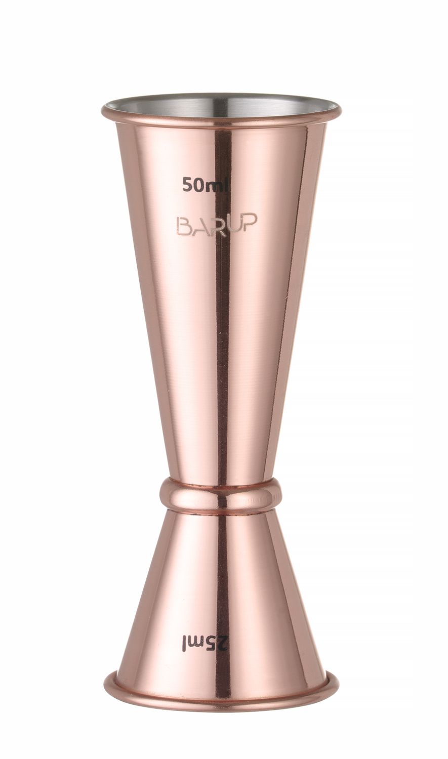 Barmanská měrka - jigger 30/50 ml, BarUp, Měděná, ⌀45x(H)114mm