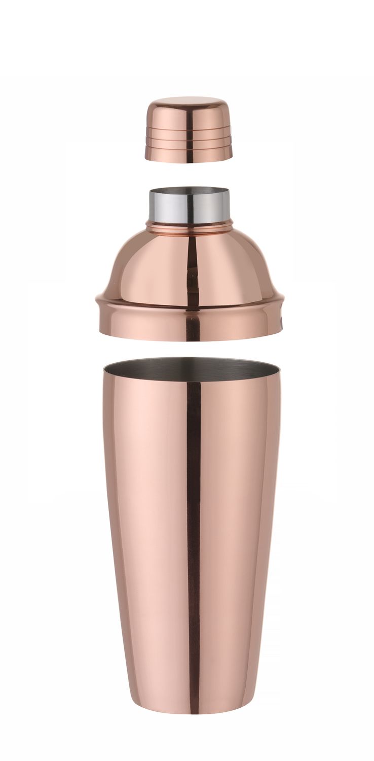 3-dílný Cobbler shaker, BarUp, Měděný, ⌀85x(H)240mm