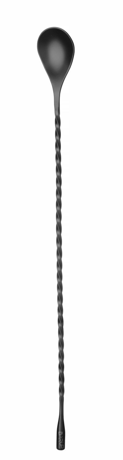 Barová lžíce, BarUp, Černá, 385x35mm