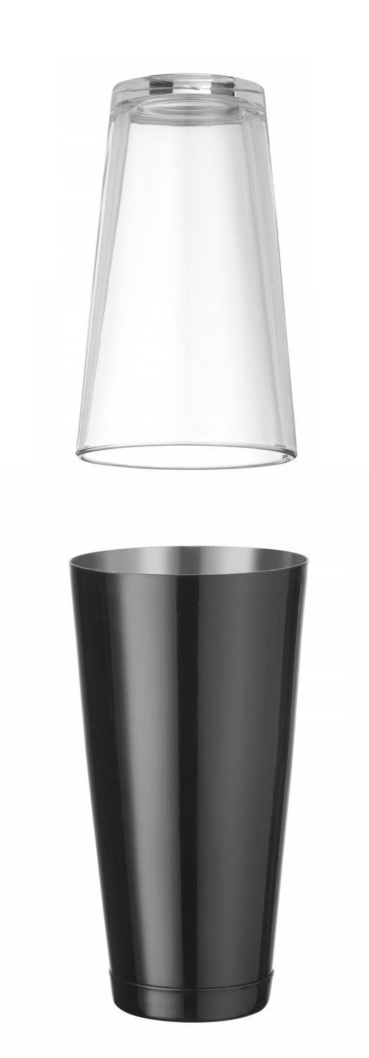 Bostonský šejkr, BarUp, 0,8L, Černá, ⌀x(H)mm