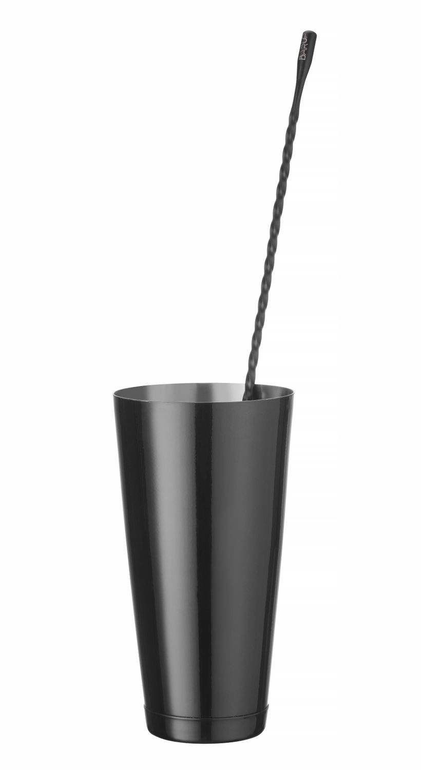 Bostonský šejkr, BarUp, 0,8L, Černá, ⌀x(H)mm