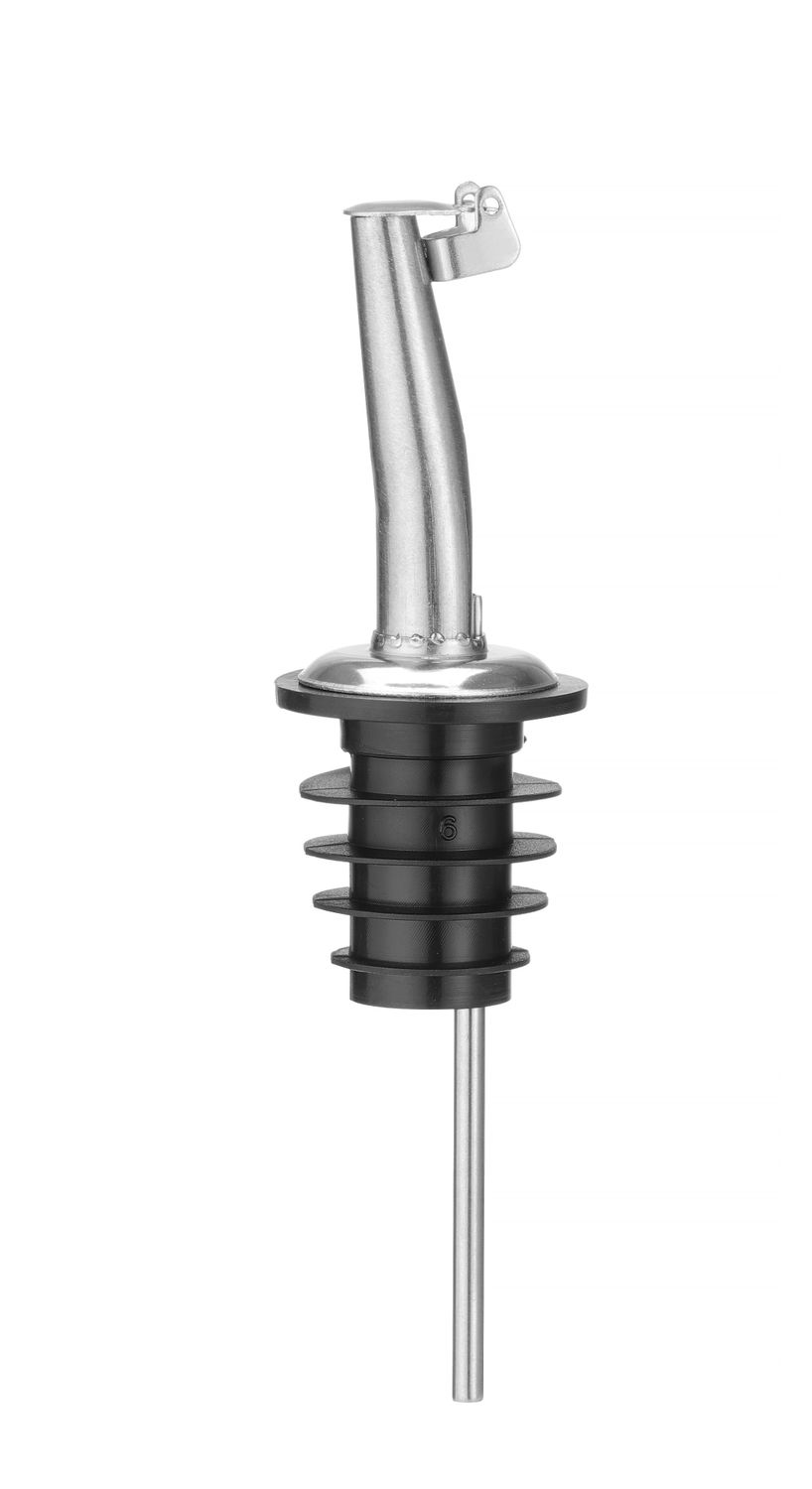 Pomalé nalévátko s výklopným uzávěrem – 6 kusů, BarUp, 6 ks, ⌀30x120mm