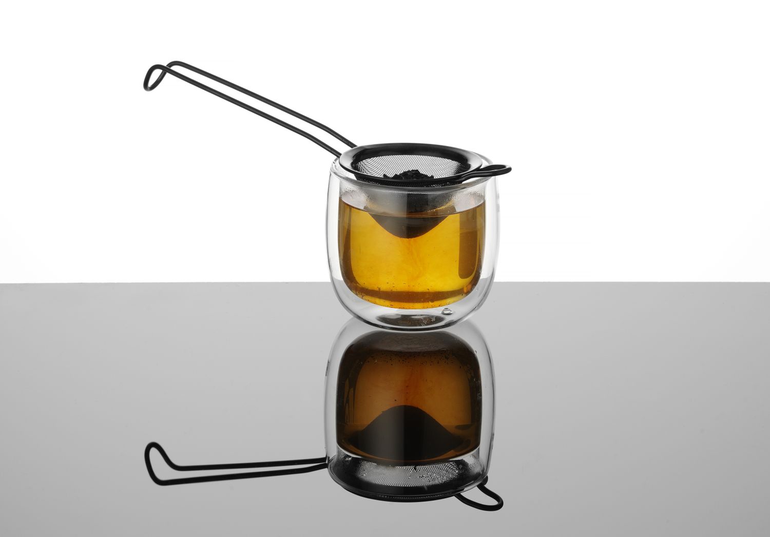 Barmanské sítko kuželové, BarUp, Černá, ⌀75x220mm