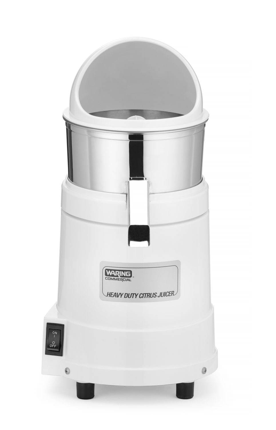 Elektrický odšťavňovač s ochranou proti stříkání, Waring, Bílá, 230V/375W, 254x254x(H)495mm