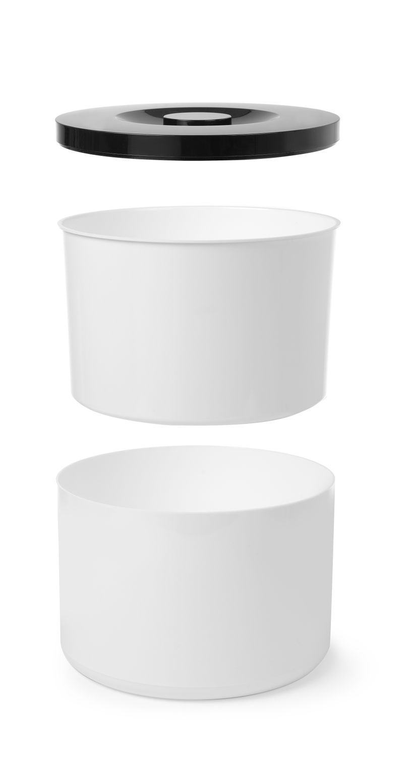 Nádoba na led, BarUp, 10L, Bílá, ⌀292x(H)220mm