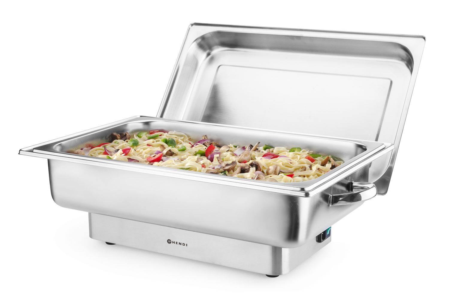 Elektrický chafing Pollina, HENDI, Profi Line, 9L, Stříbrná, 230V/900W, 587x440x(H)273mm Pollina 204900