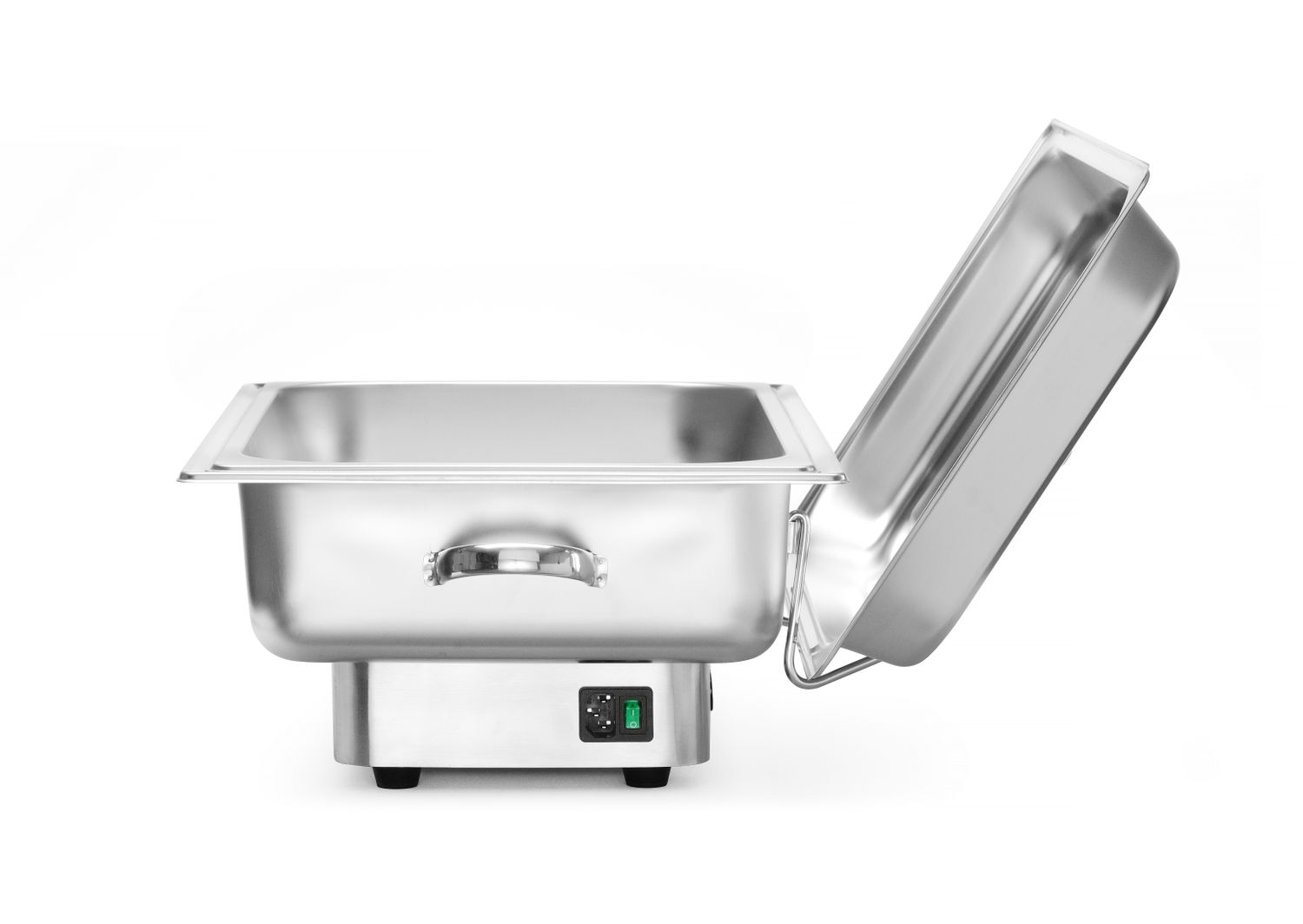 Elektrický chafing Pollina, HENDI, Profi Line, 9L, Stříbrná, 230V/900W, 587x440x(H)273mm Pollina 204900