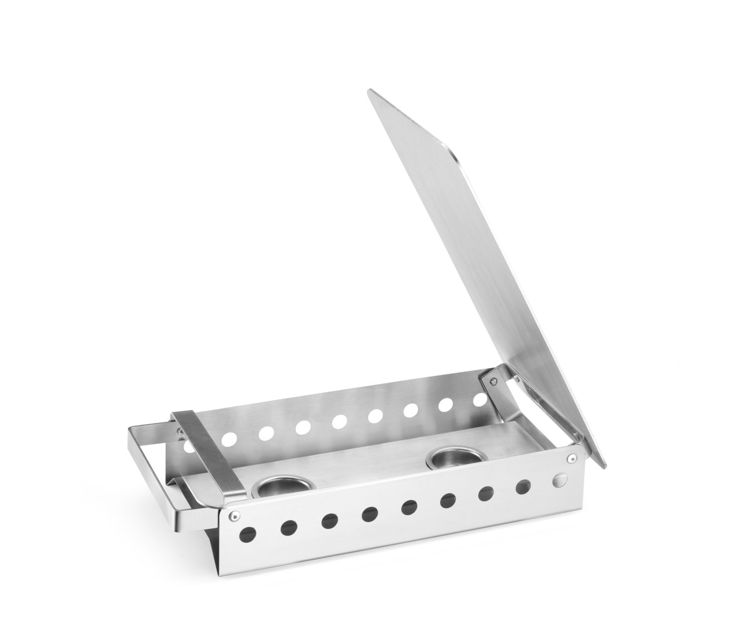 Ohřívač jídel s 2 držáky na svíčky, HENDI, 330x180x(H)65mm 463000