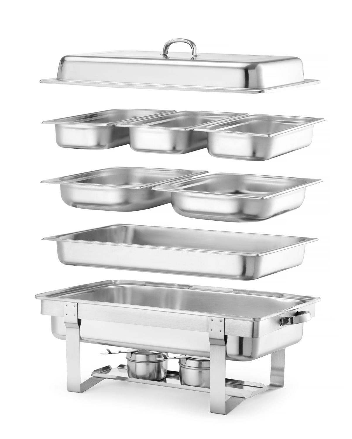 Ohřívací vana GN 1/1 satinovaná, HENDI, Kitchen Line, 9L, 585x385x(H)315mm KitchenLine 471005
