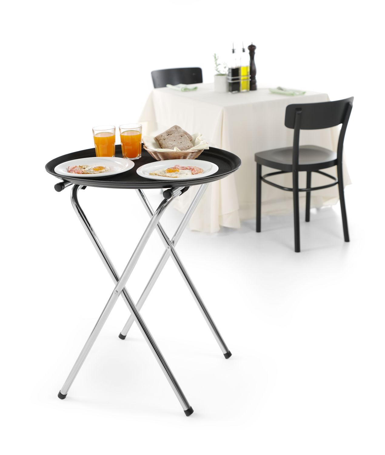 Polyesterový podnos, oválný XL, HENDI, 735x600mm 735x600mm, 508831
