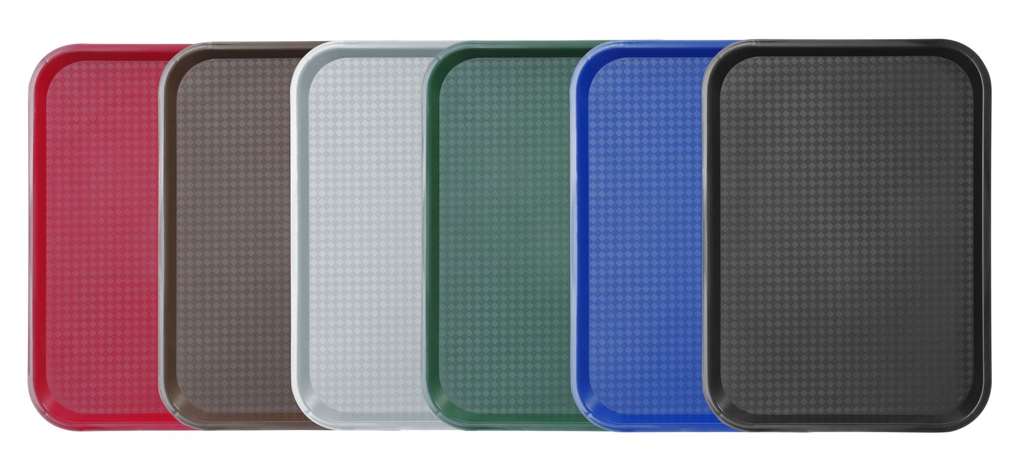 Polypropylenový podnos Fast Food – střední, AmerBox, Světlešedá, 305x415x(H)20mm Světlešedá, 305x415x(H)20mm,