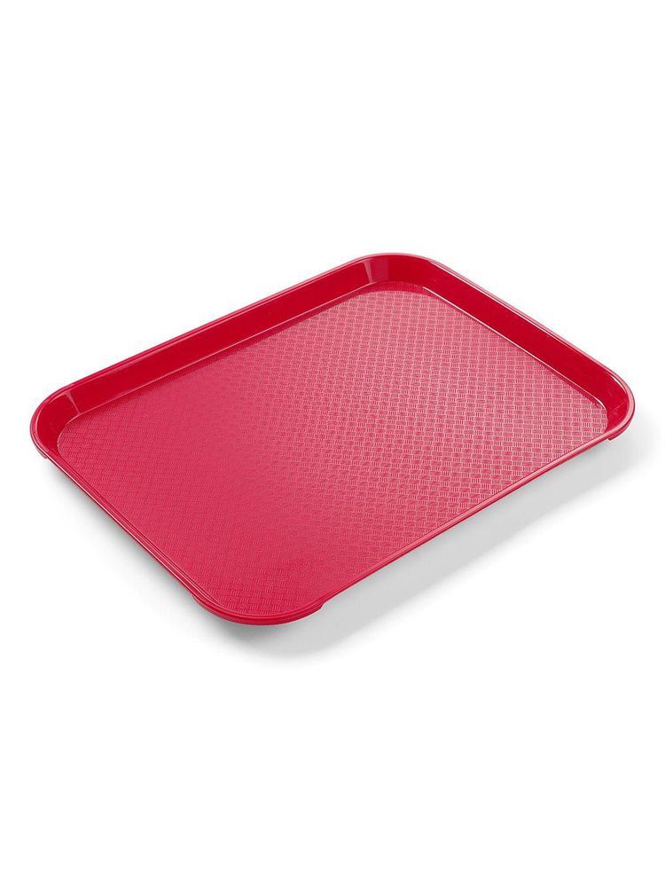 Polypropylenový podnos Fast Food – malý, AmerBox, Červená, 265x345x(H)20mm Červená, 265x345x(H)20mm