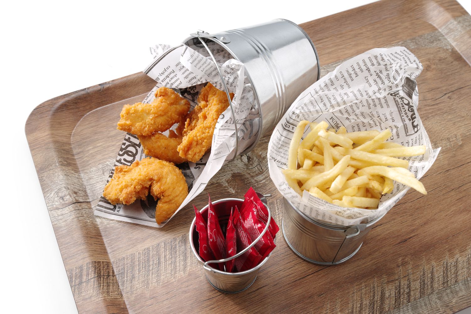 Servírovací podnos s laminátem z melaminu, se vzorem dřeva, AmerBox, Dubová, 370x530mm 370x530mm, Kód: 508947