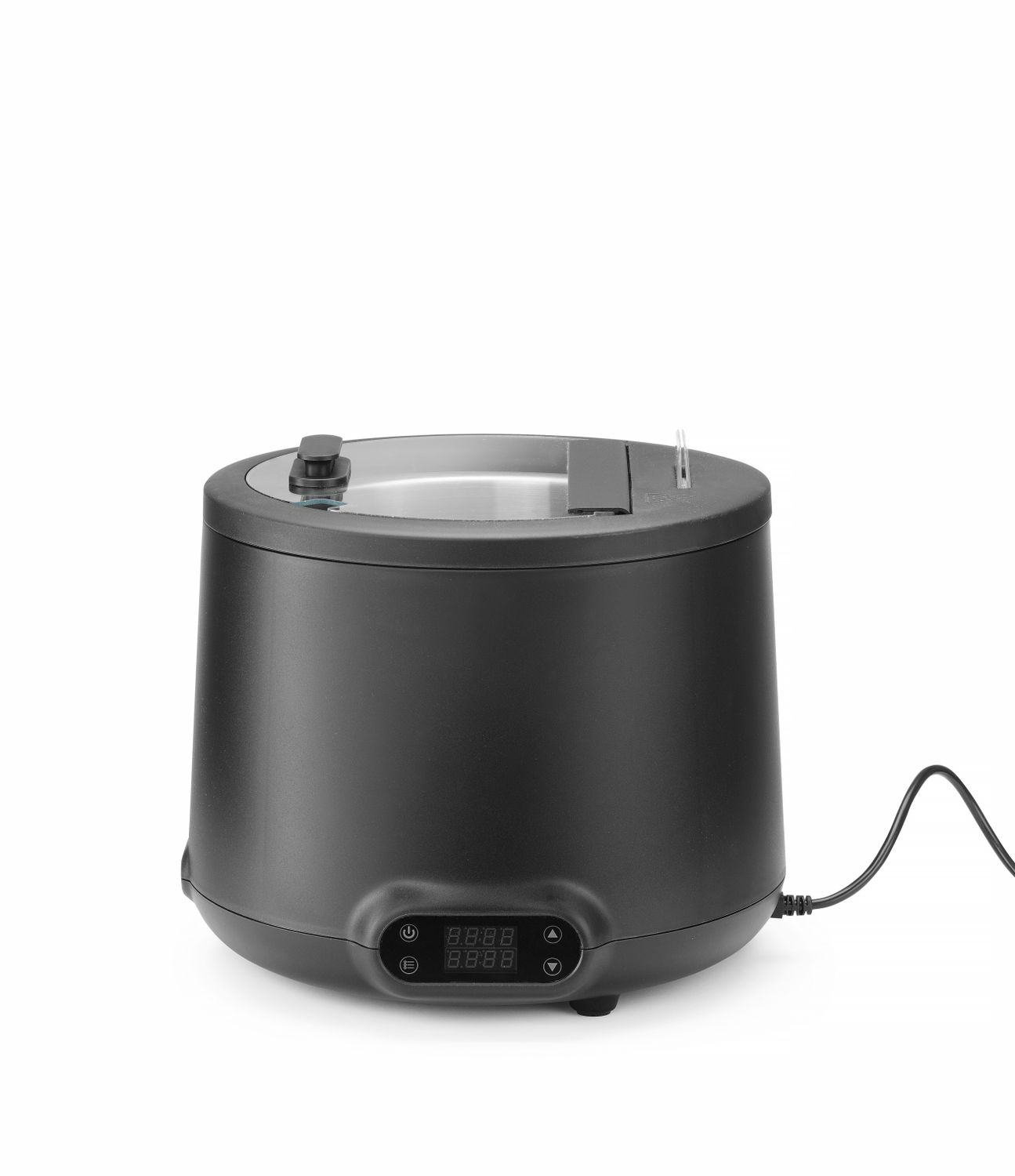 Konvice na polévku UNIQ, HENDI, navrženo Robertem Bronwasserem, 8L, Černá, 220-240V/500W, ⌀365x(H)325mm černý, Kód: 860526