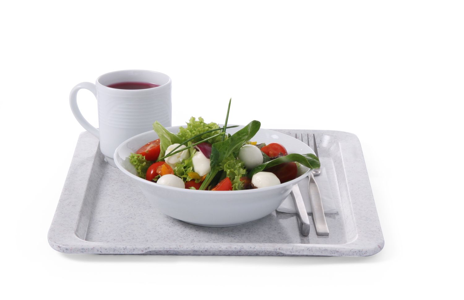 Polyesterový tác pro samoobslužné restaurace, AmerBox, GN 1/2, žula, 325x265mm GN 1/2, 265x325mm