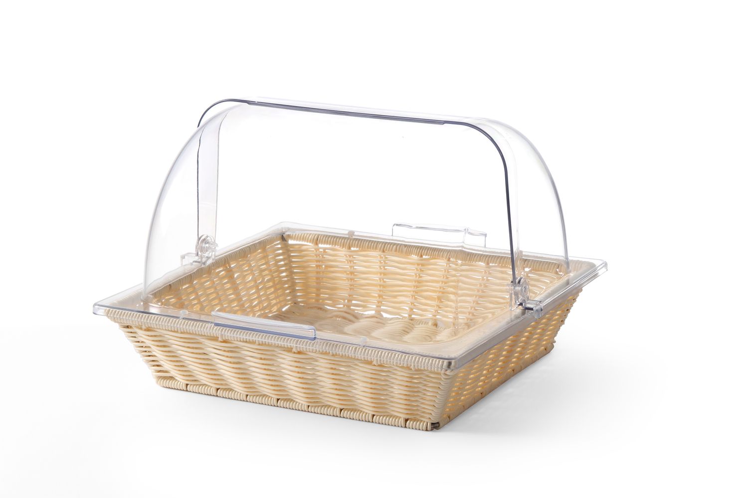 Koš na pečivo s krytem Rolltop, HENDI, koš s víkem, GN 2/3, 365x335x(H)245mm 426968