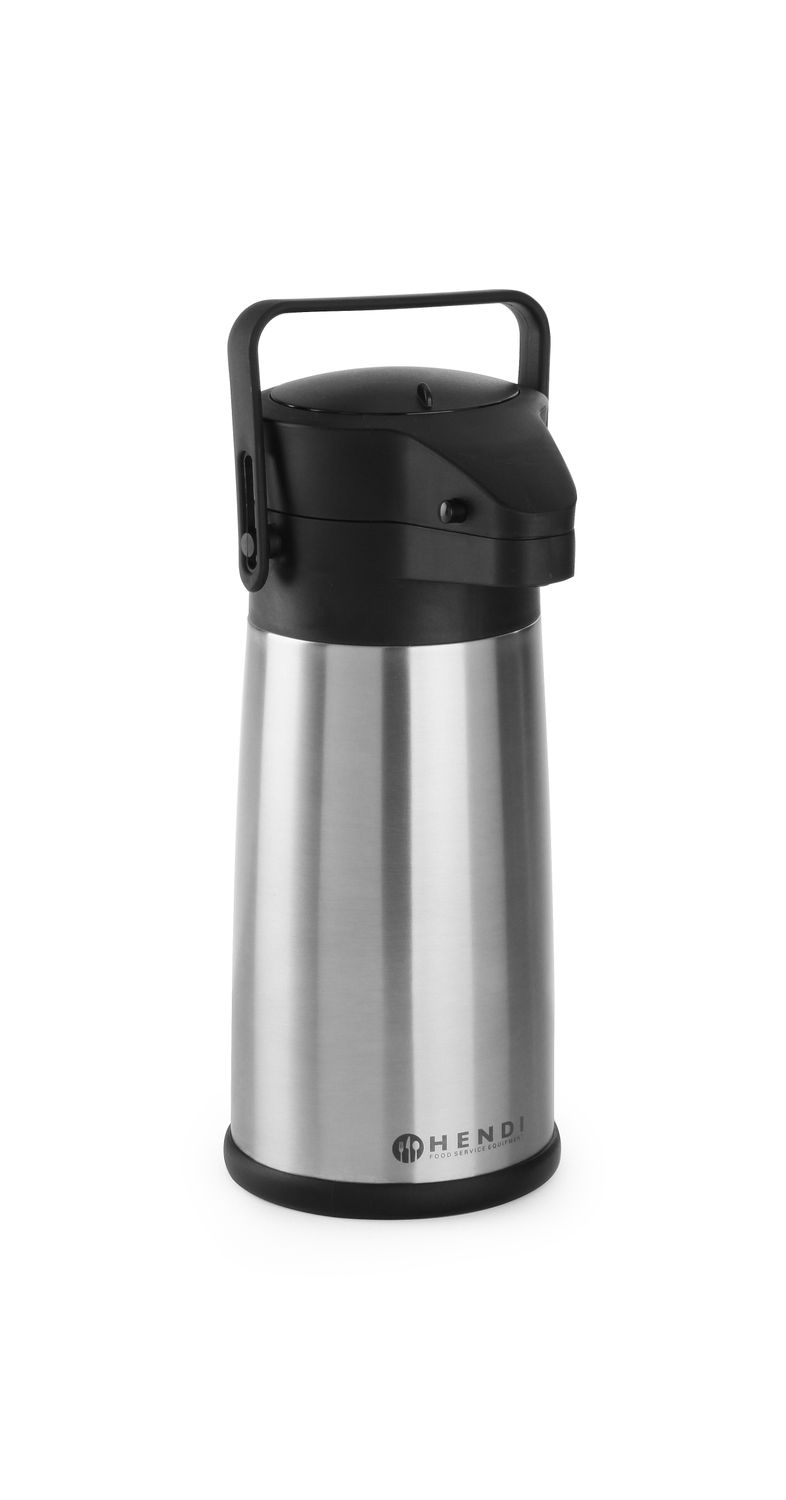 Air pot konvice, HENDI, 2,2L, ⌀150x(H)340mm s pumpou 448908