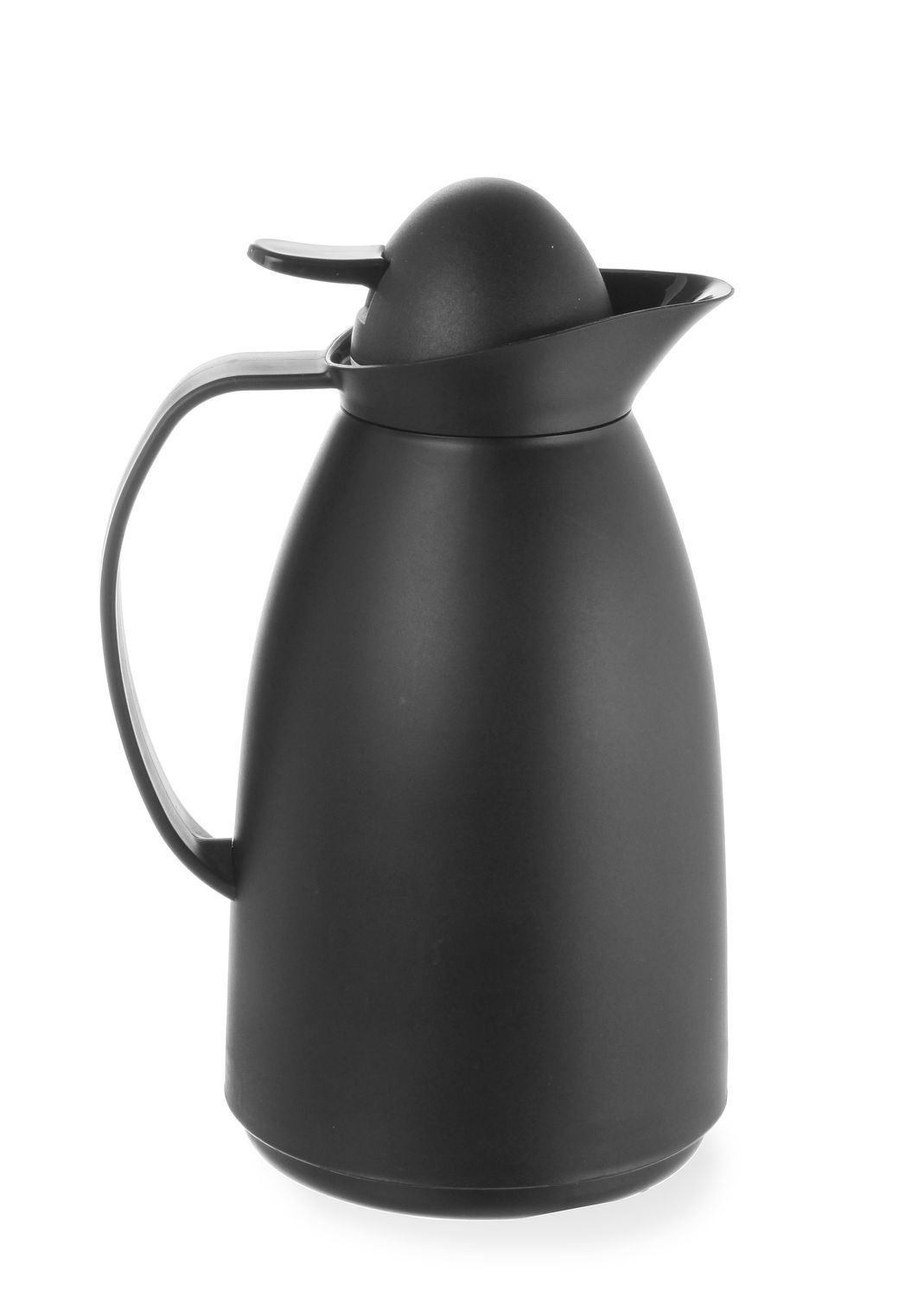 Termoska se skleněnou vložkou, HENDI, 1L, Černá, ⌀140x(H)268mm se skleněným vnitřkem 449608