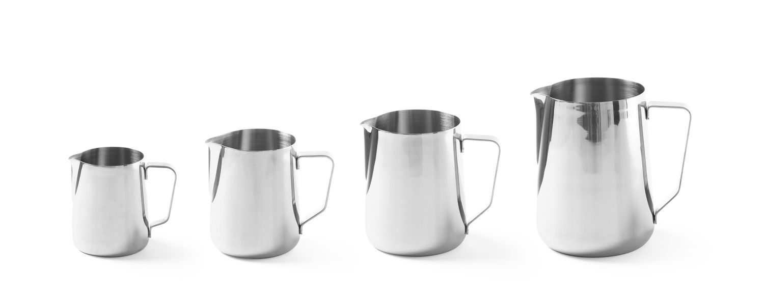 Džbán na napěnění mléka a výrobu cappuccina, HENDI, 0,35L, ⌀76x(H)93mm, Kód: 451502