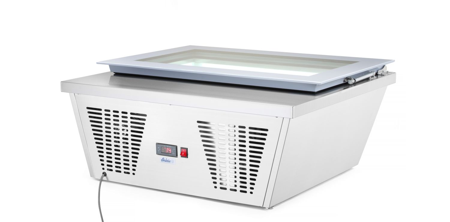 Mraznička s výkladem na zmrzlinu, Arktic, 220-240V/210W, 867x735x(H)373mm 233689