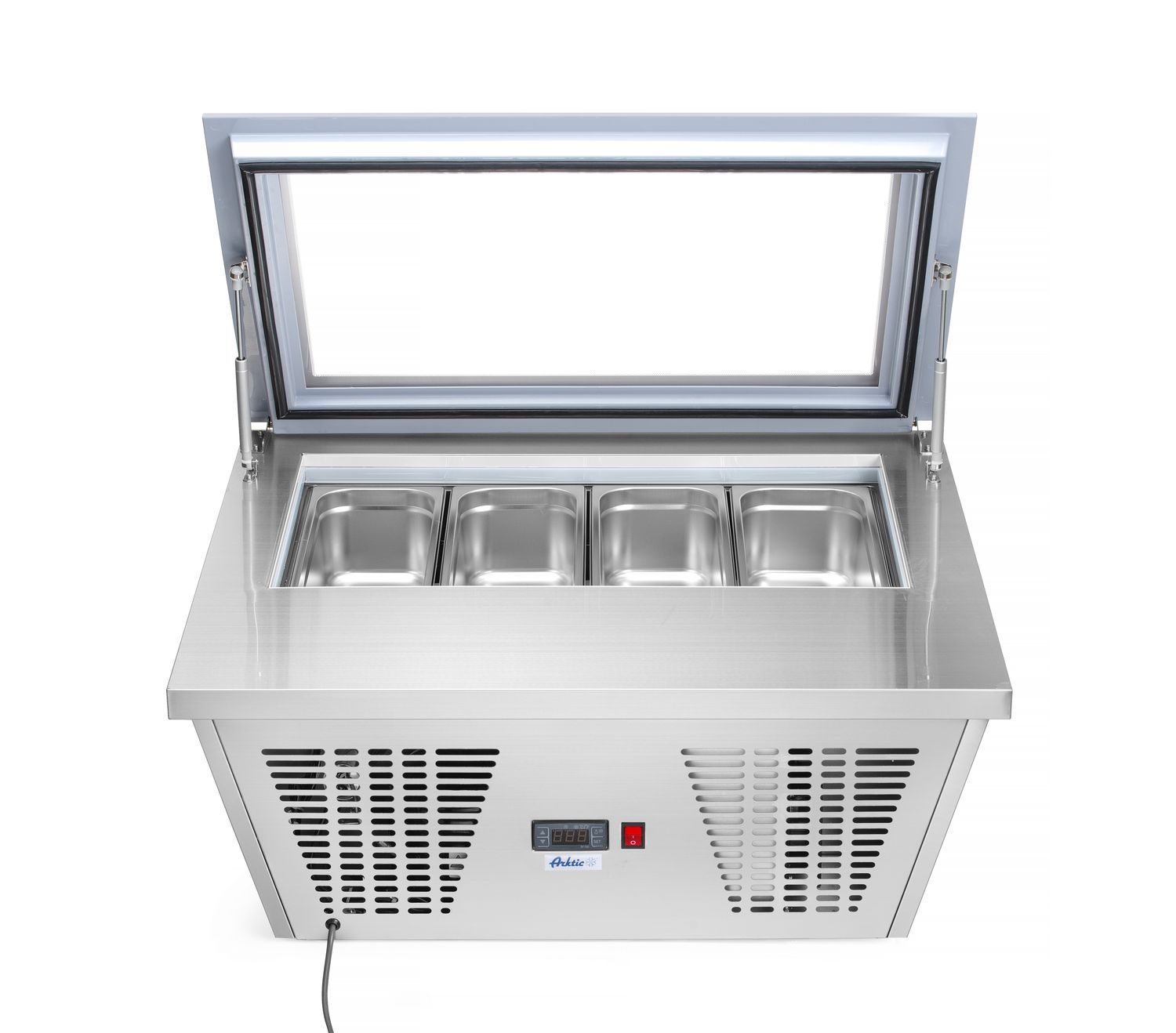 Mraznička s výkladem na zmrzlinu, Arktic, 220-240V/210W, 867x735x(H)373mm 233689