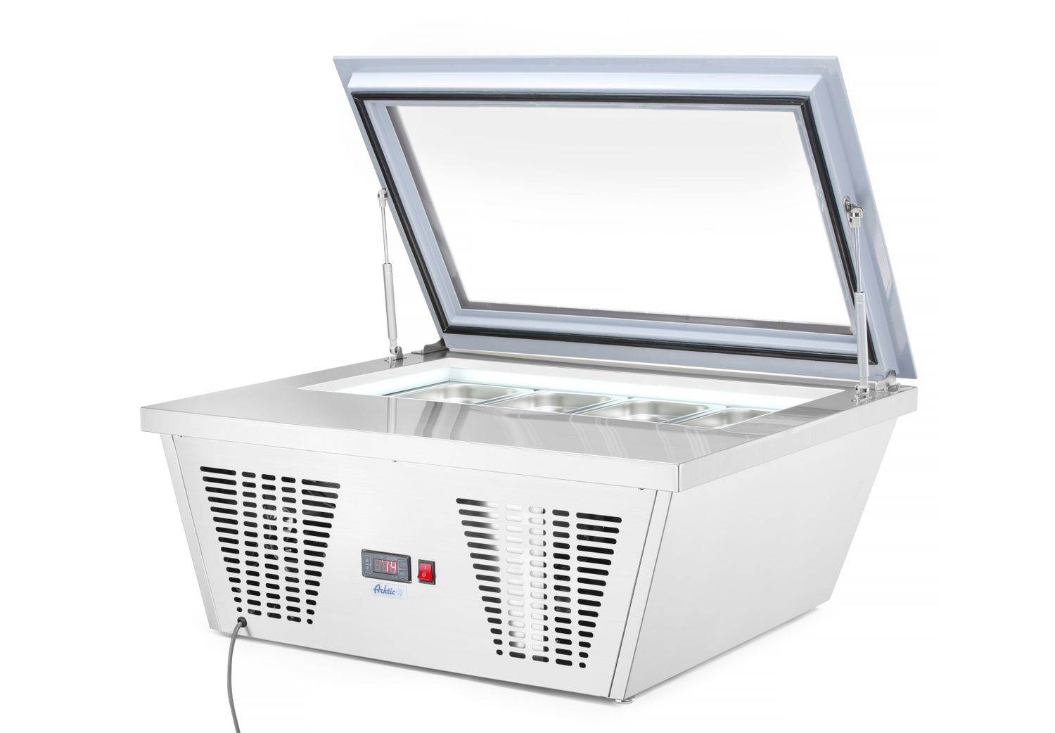 Mraznička s výkladem na zmrzlinu, Arktic, 220-240V/210W, 867x735x(H)373mm 233689