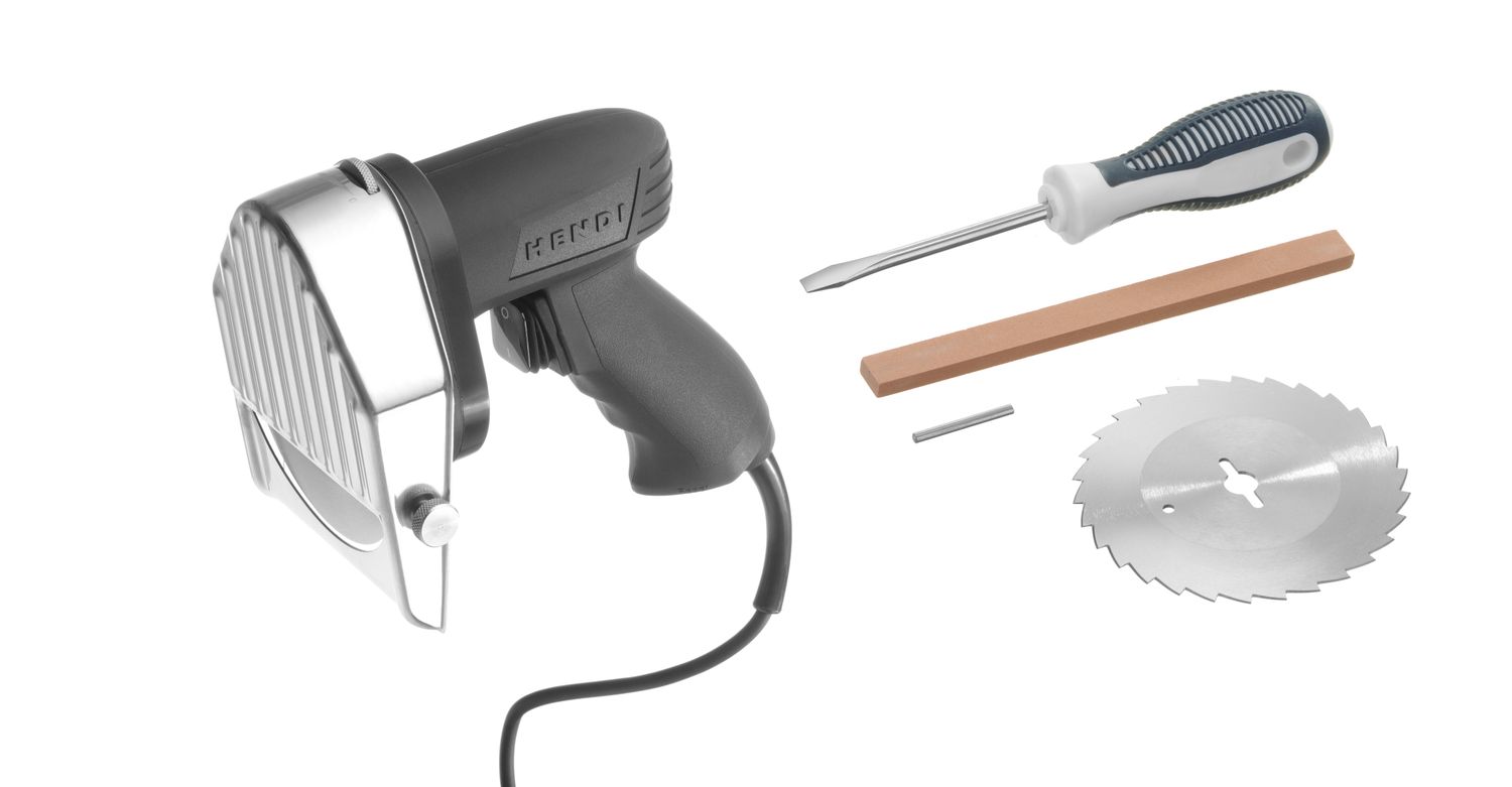 Elektrický nůž na kebab Kitchen Line, HENDI, Kitchen Line, 230V/80W, 262x134x(H)189mm 267240