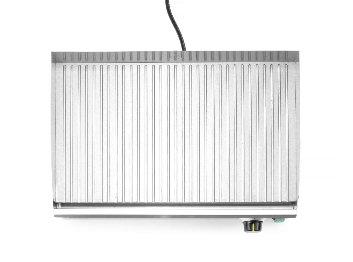 Elektrická grilovací plotna vroubkovaná, HENDI, Kitchen Line, 220-240V/2400W, 527x404x(H)233mm
