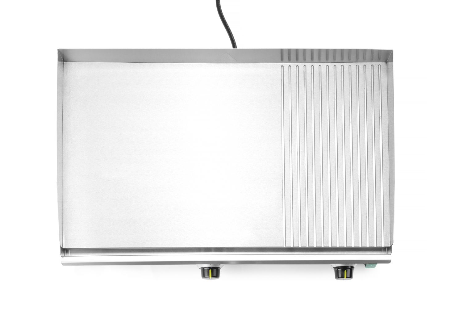 Elektrická grilovací plotna 1/3 vroubkovaná, HENDI, Kitchen Line, 220-240V/3500W, 697x474x(H)241mm Kód 154960