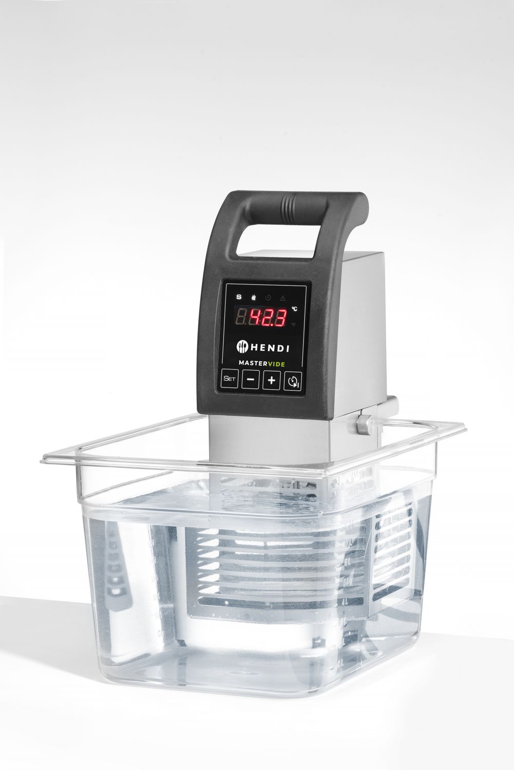 Sous-vide vařič Mastervide, HENDI, 56L, 230V/2000W, 137x215x(H)361mm kód 222546