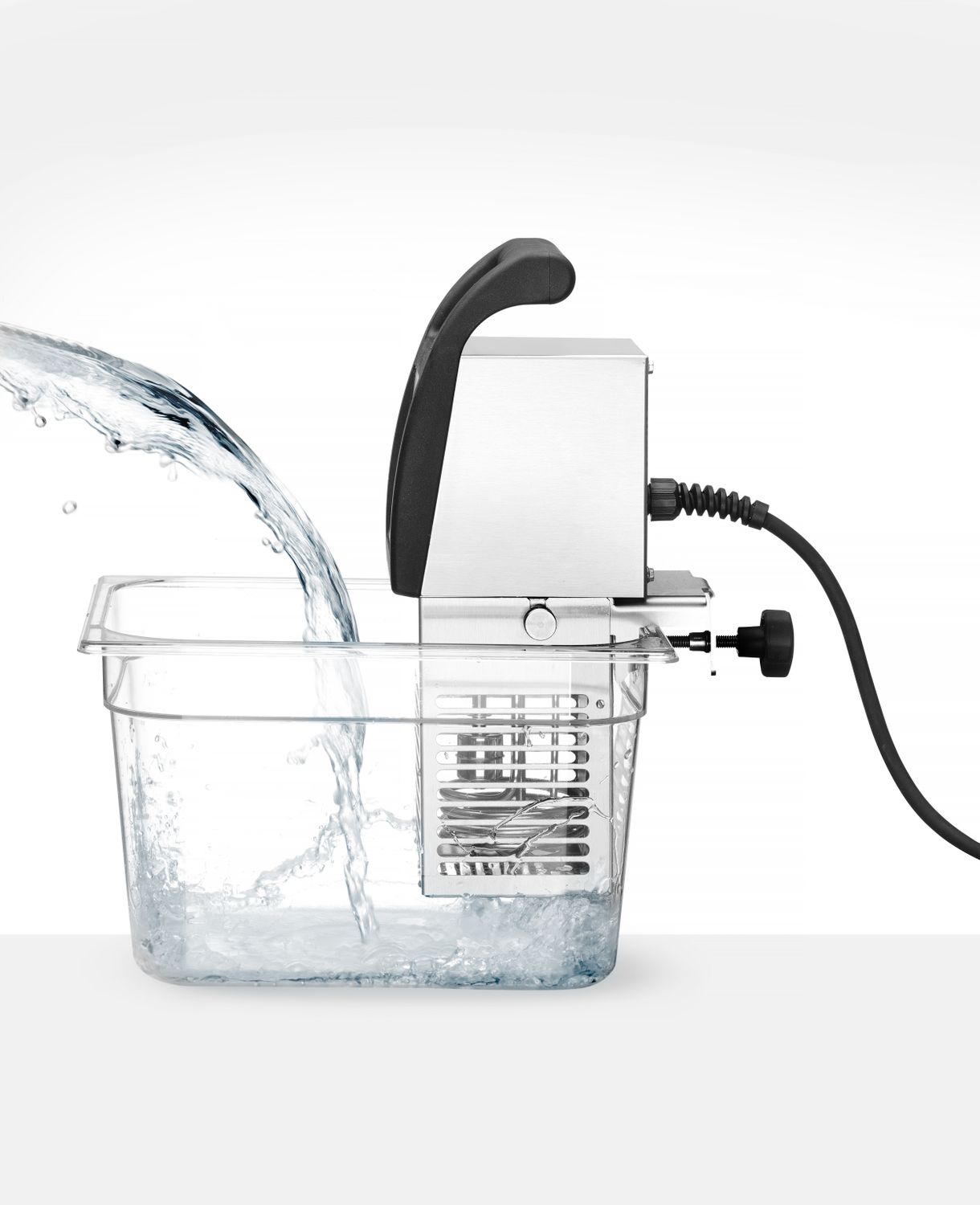 Sous-vide vařič Mastervide, HENDI, 56L, 230V/2000W, 137x215x(H)361mm kód 222546