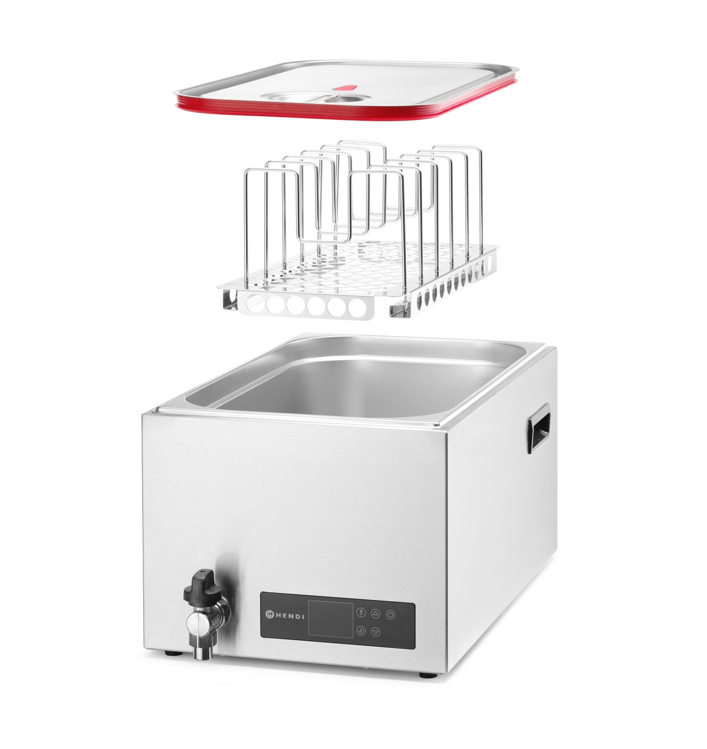 Zařízení Sous Vide GN 1/1, HENDI, 20L, 230V/600W, 350x680x(H)275mm HE 225448