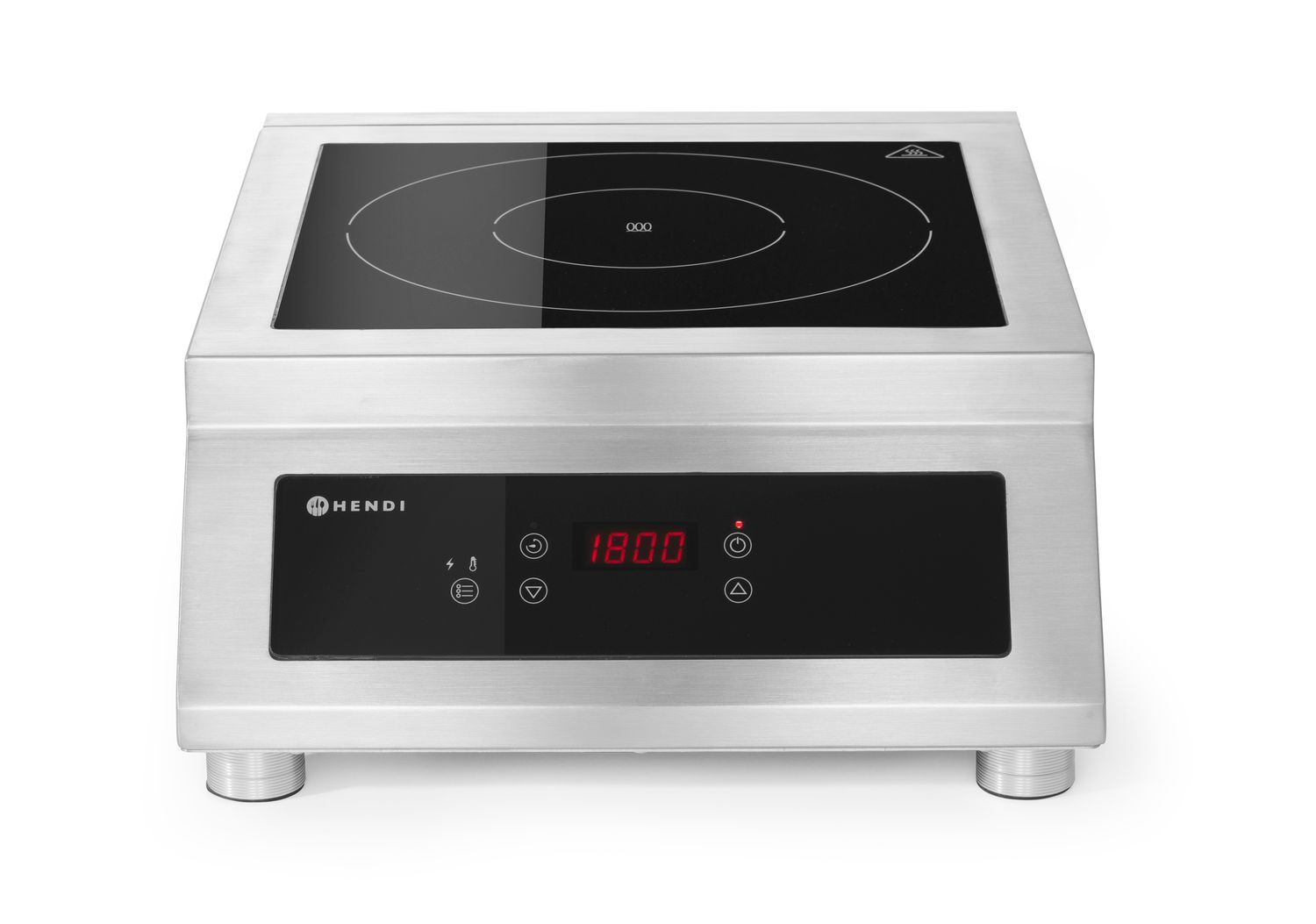 Indukční vařič model 5000 D, HENDI, Profi Line, 400V/5000W, 398x525x(H)175mm