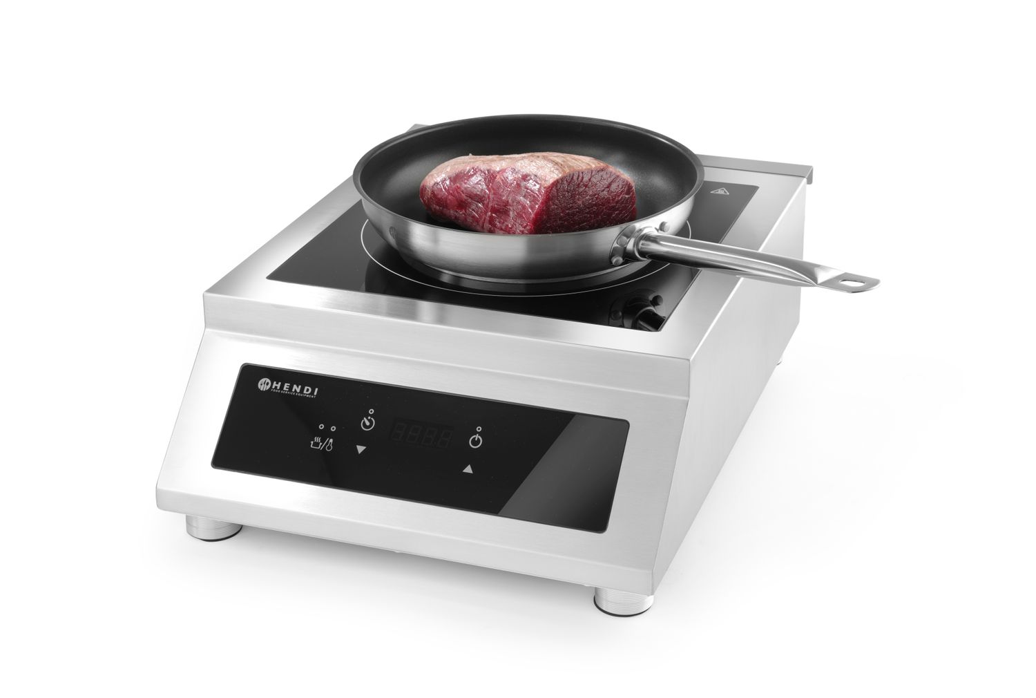 Indukční vařič model 5000 D, HENDI, Profi Line, 400V/5000W, 398x525x(H)175mm