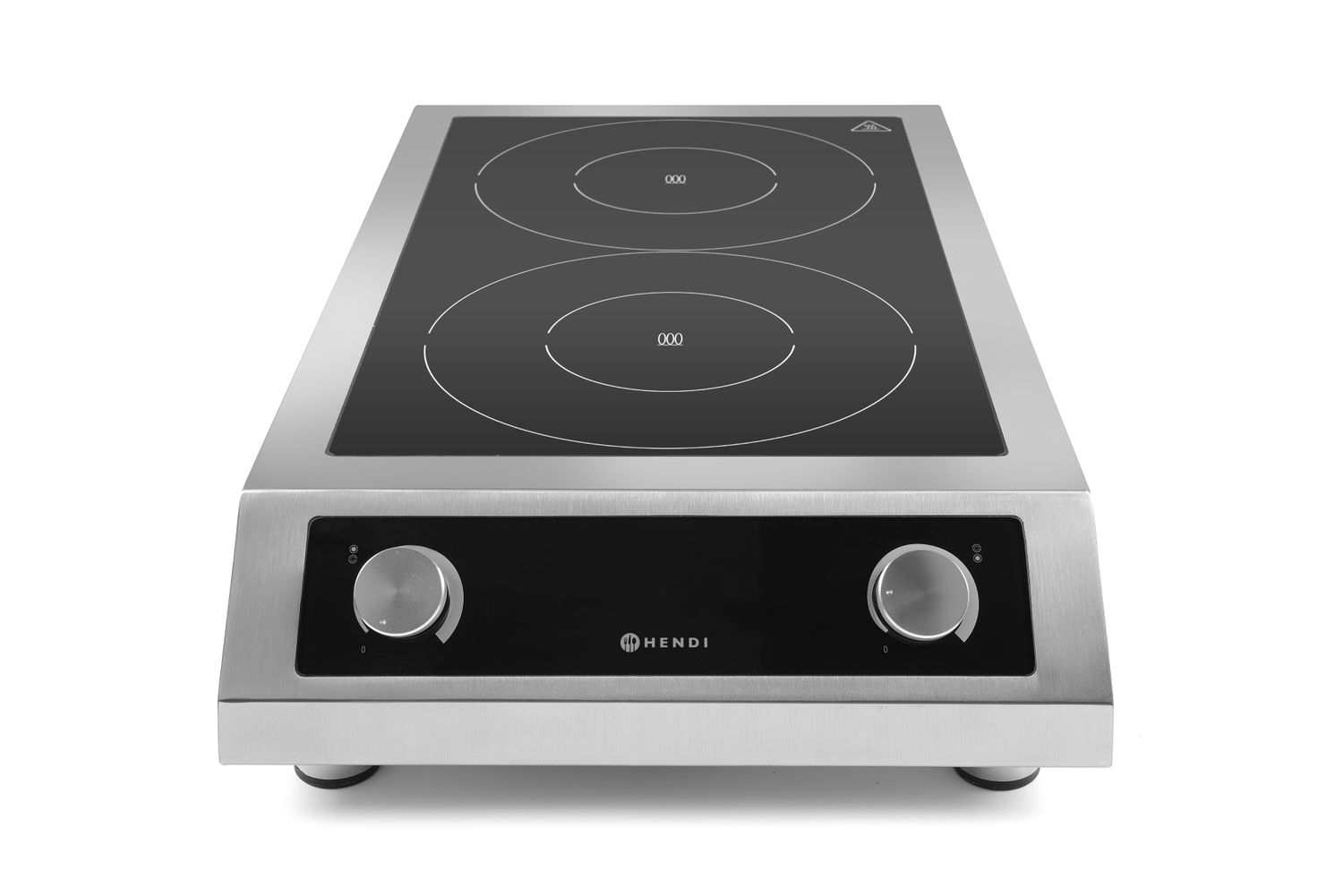 Dvojitý indukční vařič model 7000, HENDI, Profi Line, 400V/7000W, 405x700x(H)145mm 239346