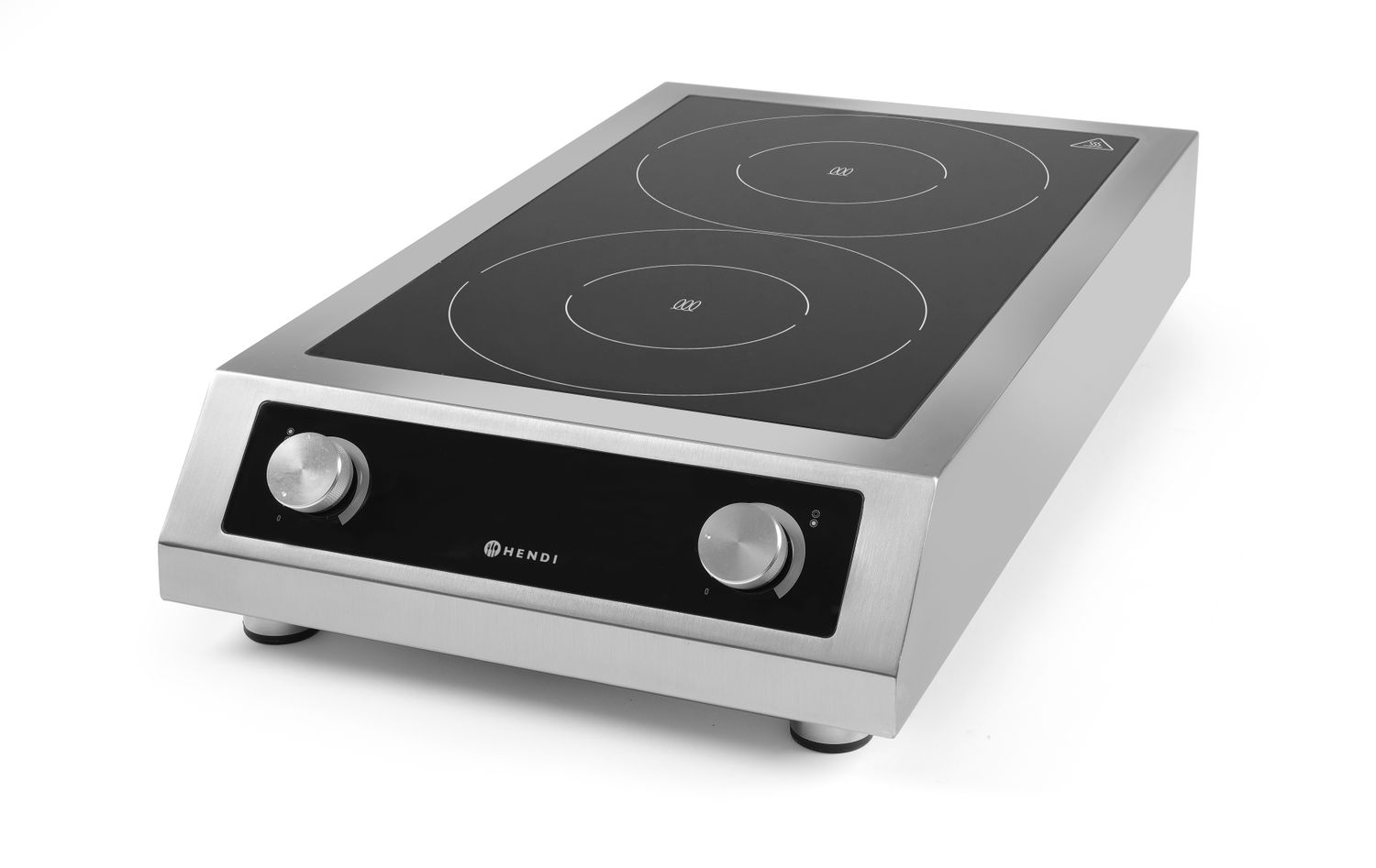 Dvojitý indukční vařič model 7000, HENDI, Profi Line, 400V/7000W, 405x700x(H)145mm 239346