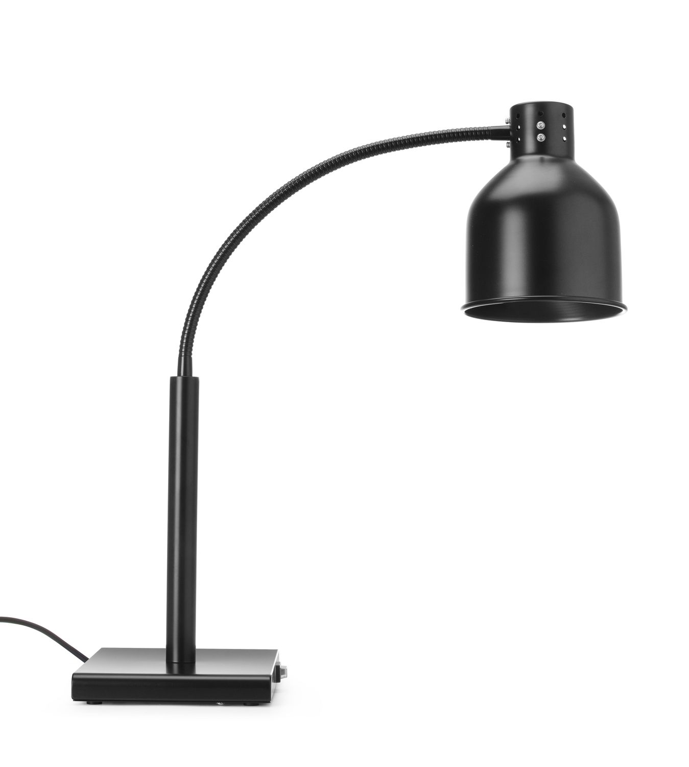 Flexibilní ohřívací lampa, HENDI, Černá, 220-240V/250W, 268x200x(H)660mm Kód 273838